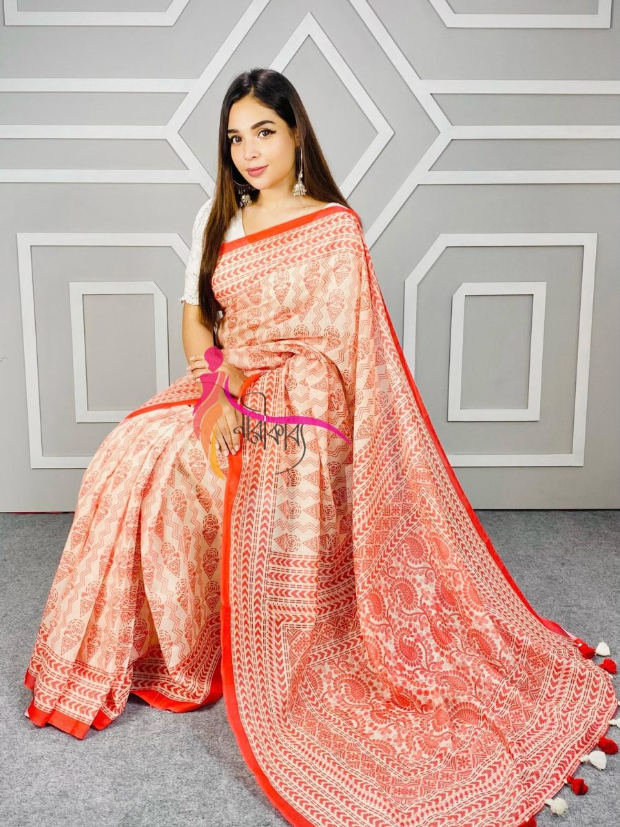 Premium Tangail Silk Saree BS 5002
