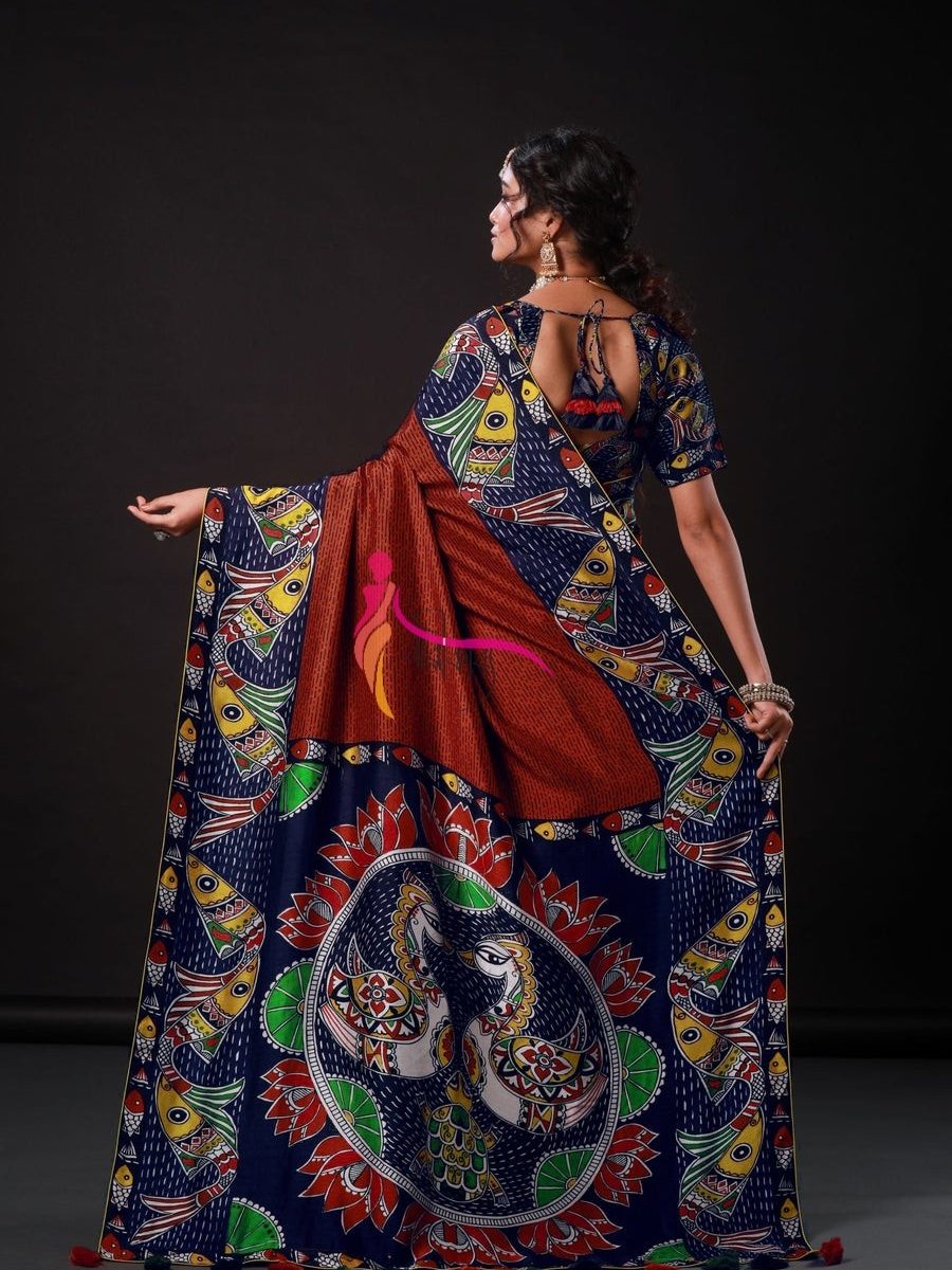 Premium Tangail Silk Saree TS 7022