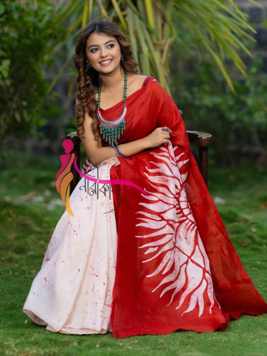 Kabbo Glossy Silk Saree KB - 3505