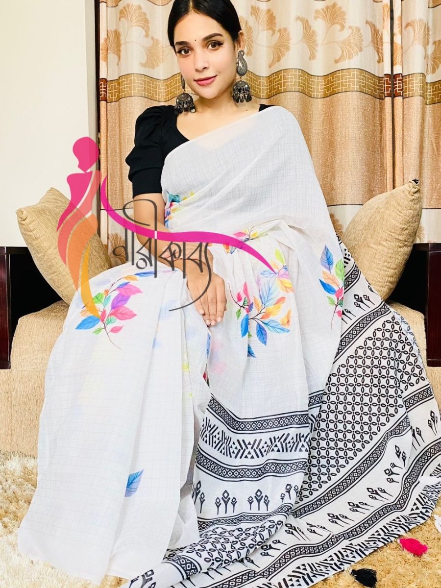 Premium Semi Muslin Silk Saree DP 6046