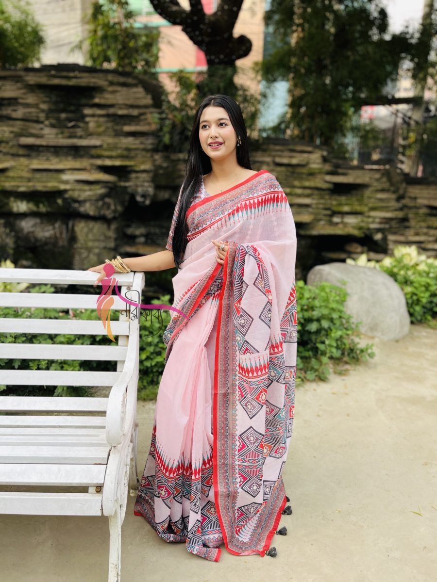 Premium Semi Muslin Silk Saree SM 5120