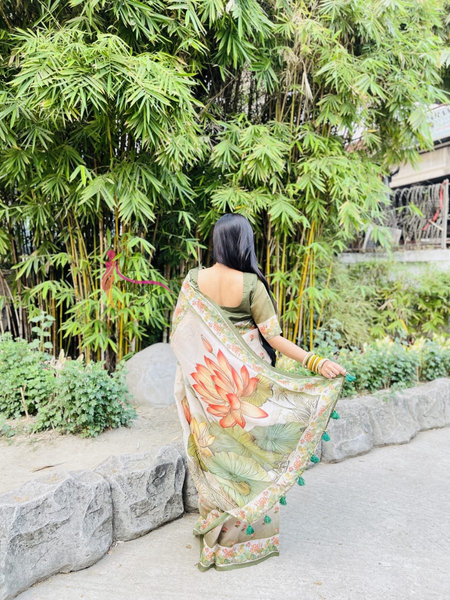 Premium Semi Muslin Silk Saree SM 5121