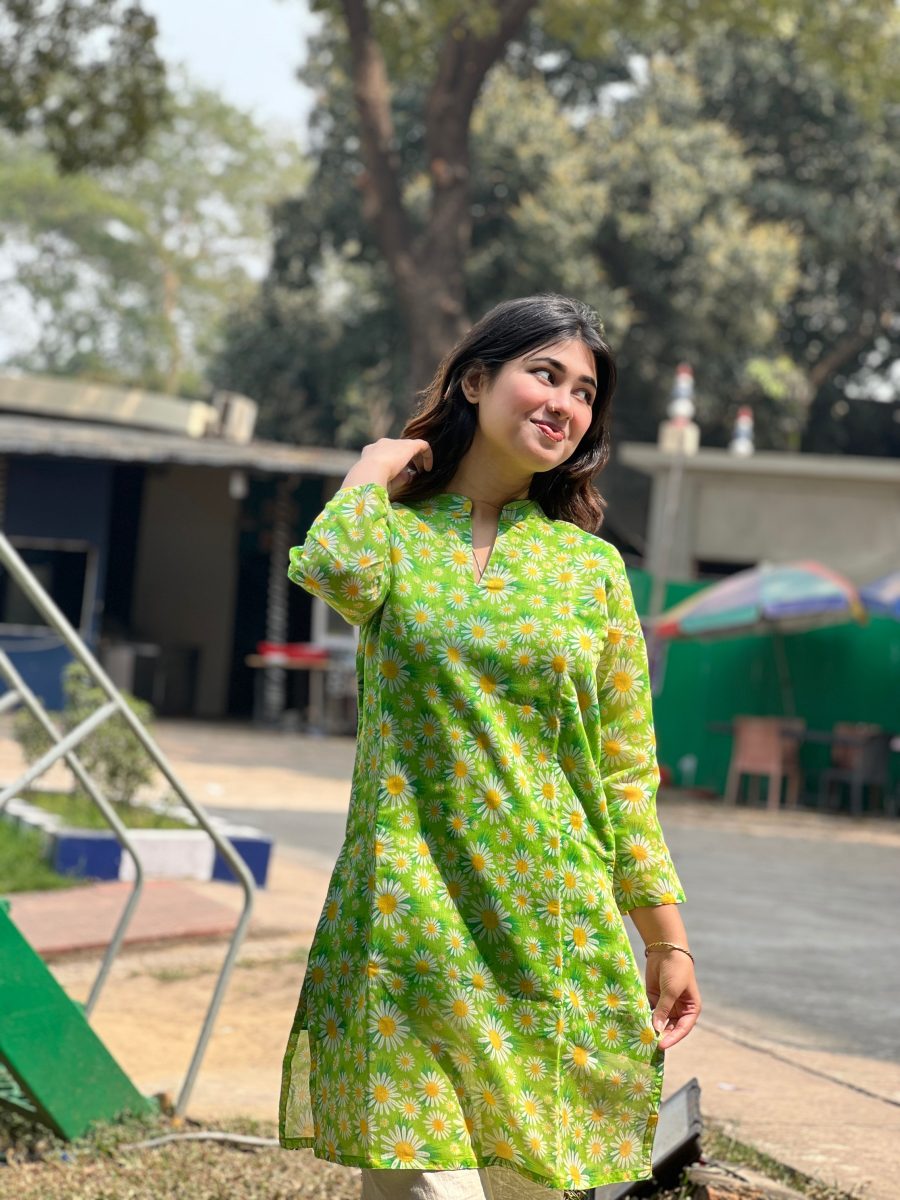 অর্গানজা  সিল্ক  কুর্তি  KM - 131