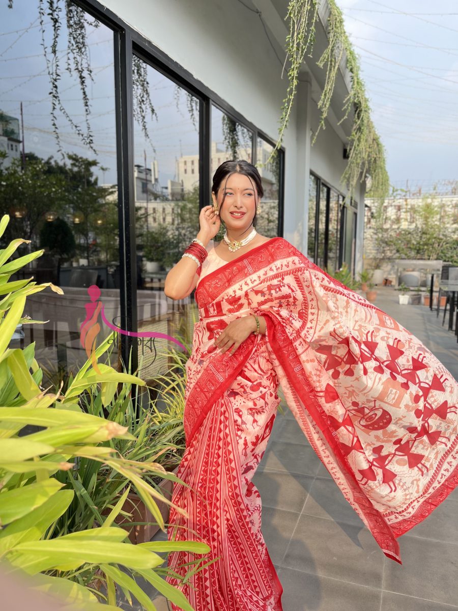 Premium Semi Muslin Silk Saree BS 5008