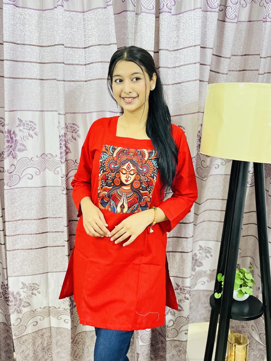শর্ট কটন কুর্তি  KC - Dugga