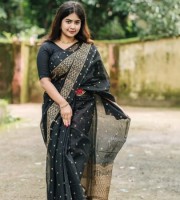 Halfsilk Sharee with Blouse HS 4311