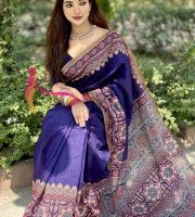 Premium Tangail Silk Saree TS 7024