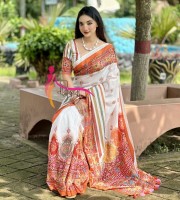 Premium Semi Muslin Silk Saree SM 5107