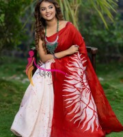 Kabbo Glossy Silk Saree KB - 3505