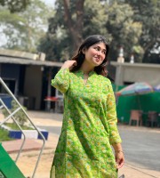 অর্গানজা  সিল্ক  কুর্তি  KM - 131