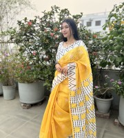 Premium Semi Muslin Silk Saree SM 5119