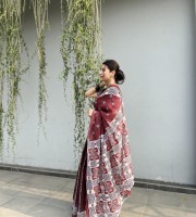 Blended Mixed Cotton Silk Saree TS - 5129