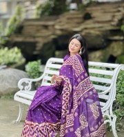 Blended Mixed Cotton Silk Saree TS - 5131