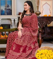 Blended Mixed Cotton Silk Saree TS - 5131